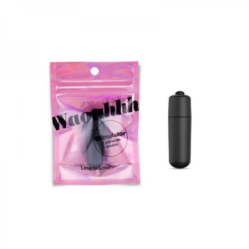 Love To Love Waouhhh Bullet Vibrator Black Onyx - Lovely Planet Usa