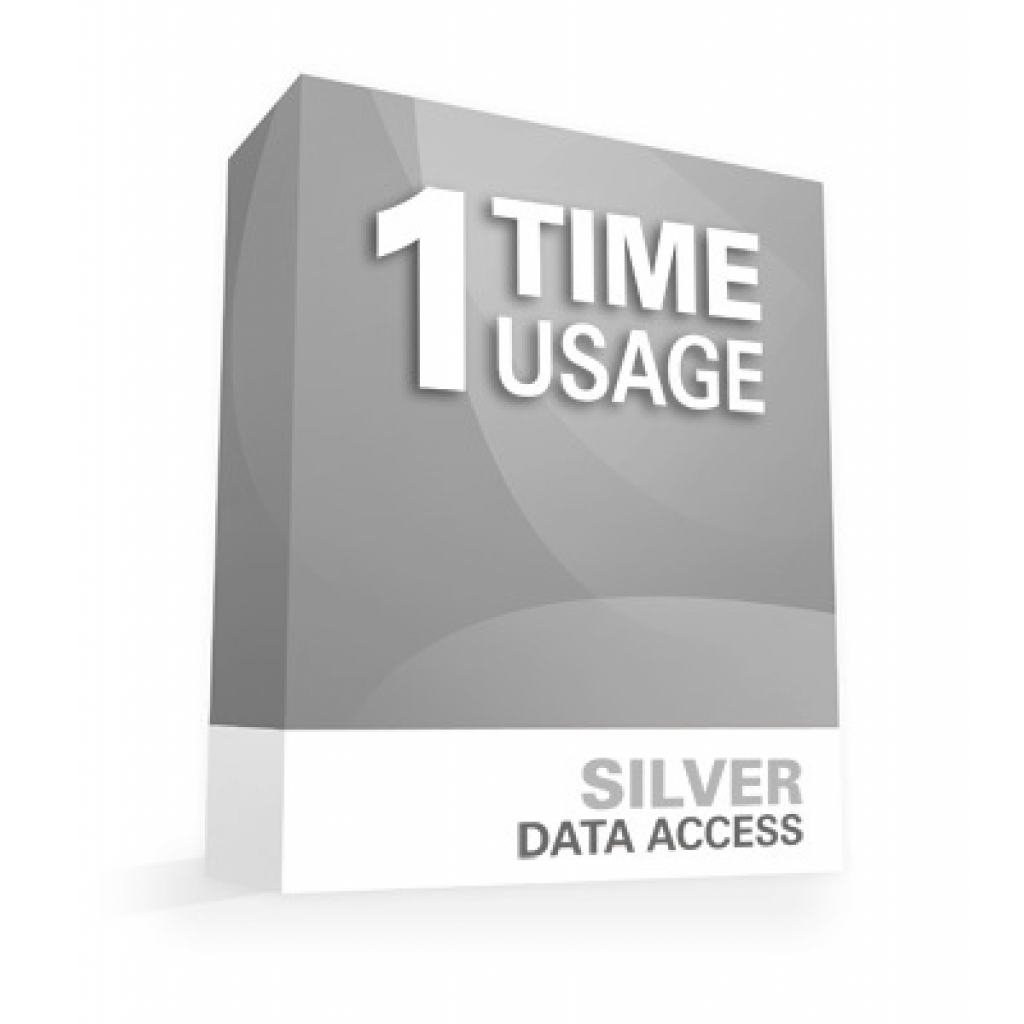 One Time Usage - Silver Data Feed Access