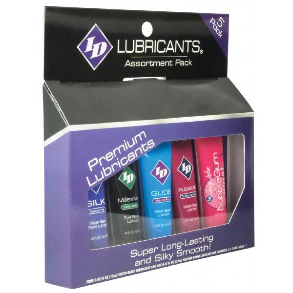 ID Sampler 12ml Tubes - Lube Variety Pack (5 Pack)