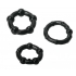 Black Performance Erection Rings - Packaged