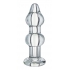 Param Anal Pleaser Glass Plug - Clear