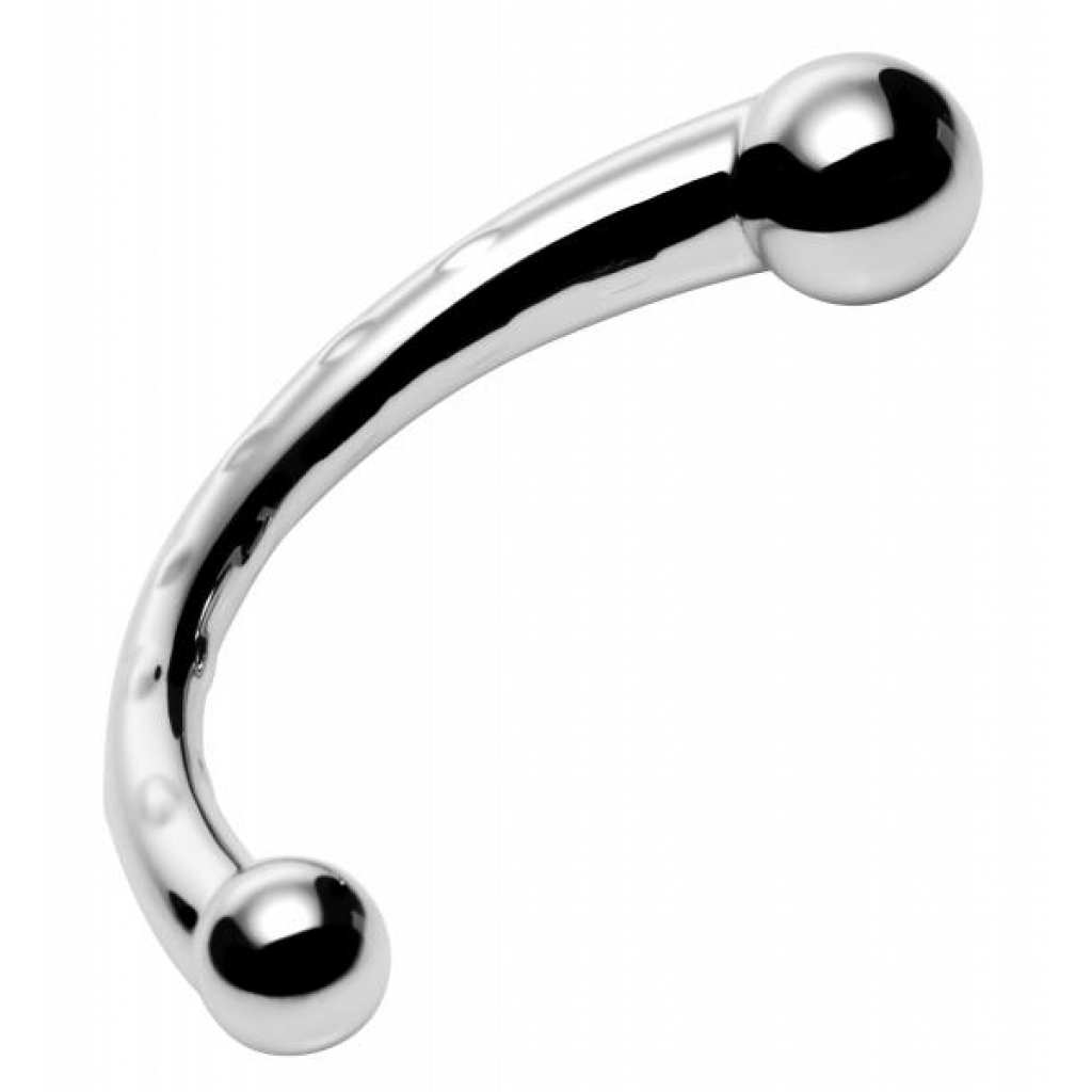 The Chrome Crescent Dual Ended Dildo - Unique Pleasure Tool