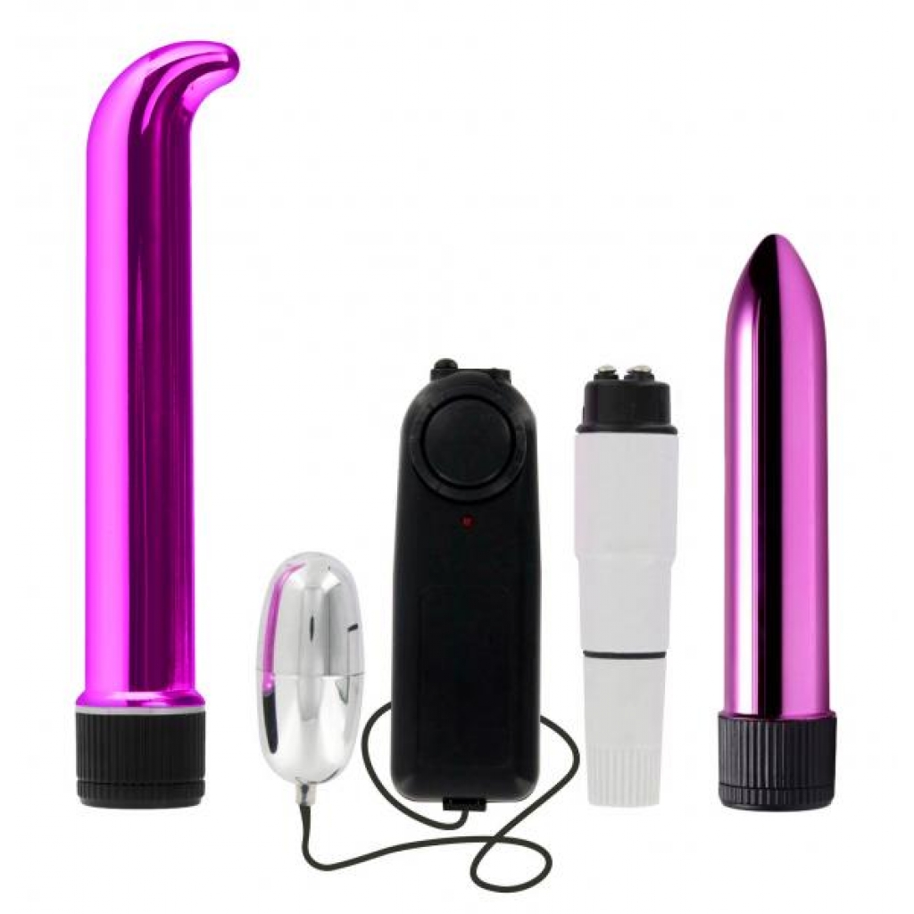 Women's Pleasure Pack - 4 Vibrators for Ultimate Enjoyment