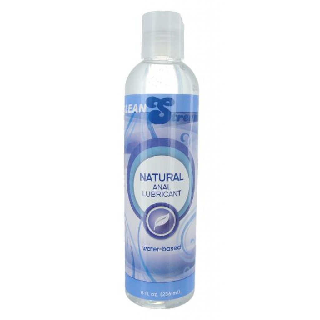 Clean Stream Natural Water-Based Anal Lubricant - 8oz