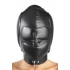 Padded Leather Hood in Medium/Large - Black