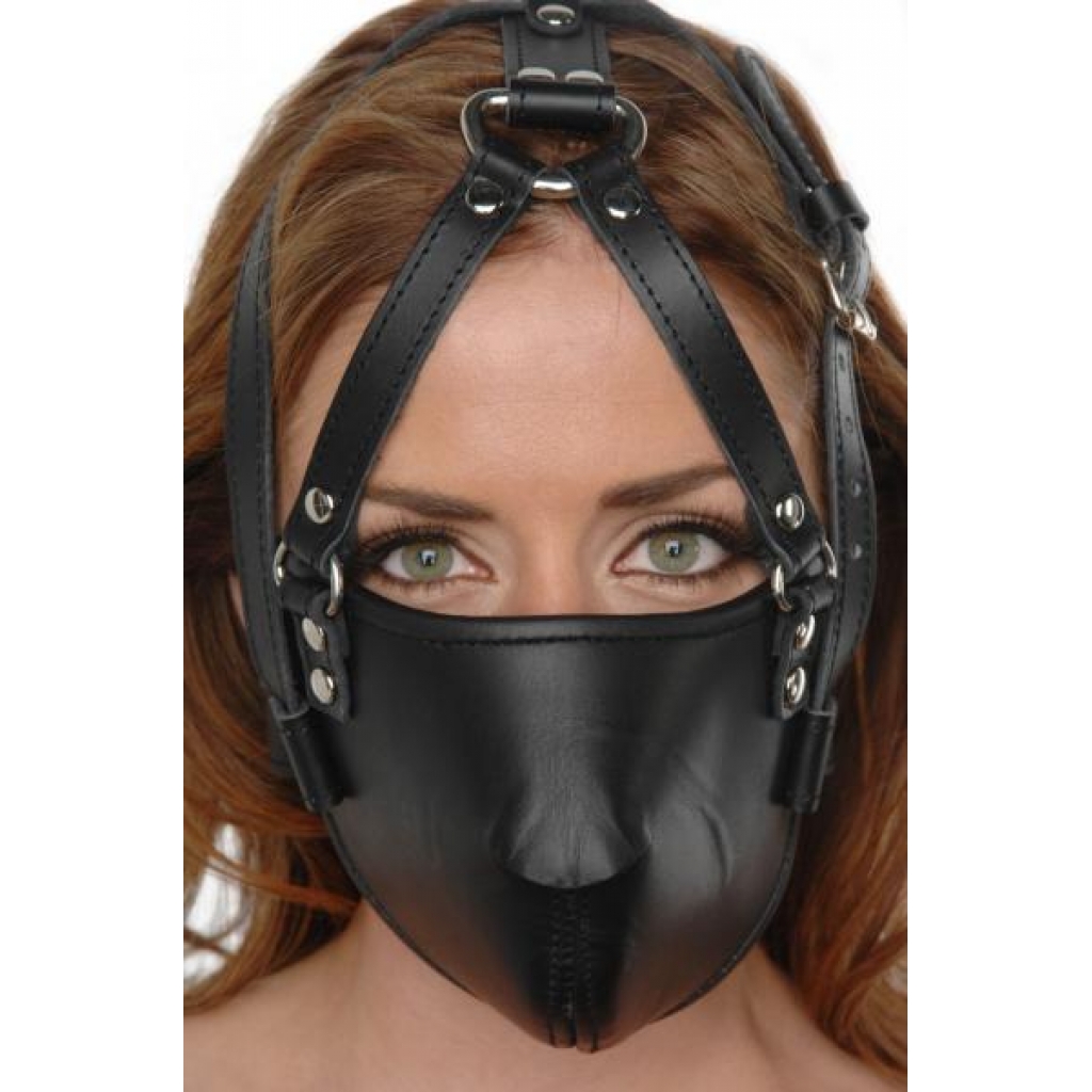 High-Quality Strict Leather Adjustable Face Harness