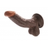 All American Whopper Dildo - 6.5 Inches Brown