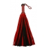 Short Suede Flogger - Black/Red