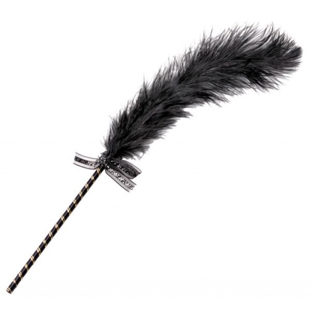 Frisky Feather Tickler - Elegant Black Teaser