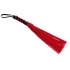 Short Suede Flogger - Red - Sensual Impact