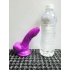 Silicone Curvy 4 Inch Realistic Suction Cup Mini Dildo - Purple