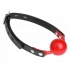 Hush Red Silicone Ball Gag - Matte Finish