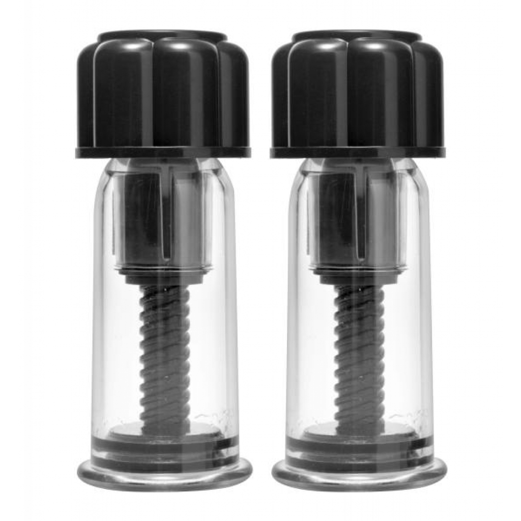 Black Maxxx Powerful Twist Nipple Suckers - Ultimate Suction Control