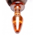 Tailz Faux Fox Tail Orange Glass Anal Plug