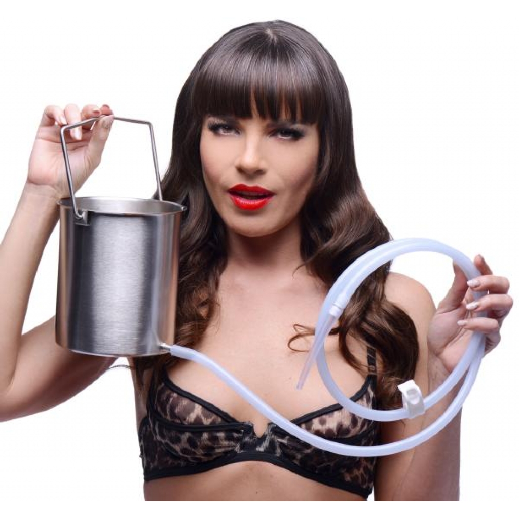 Premium Enema Bucket Kit With Silicone Hose