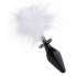 Tailz Fluffer Bunny Tail Glass Anal Plug