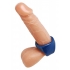 Dual Cock And Ball Ring Erection Enhancer - Blue