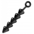 Spades XL Anal Beads Black