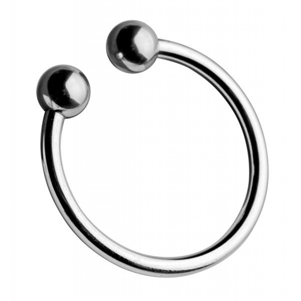 Pressure Point Beaded Glans Ring - Stainless Steel