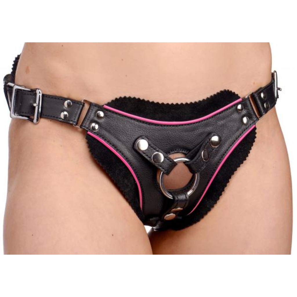 Flamingo Low Rise Strap-On Harness - Black O/S