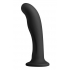 Strap U Heart On Silicone Harness Dildo Black