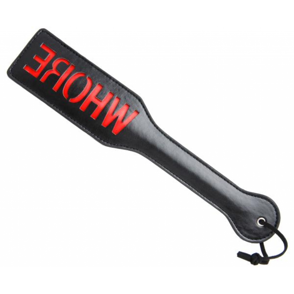 Imprint Spanking Paddle - Leather Whore Design