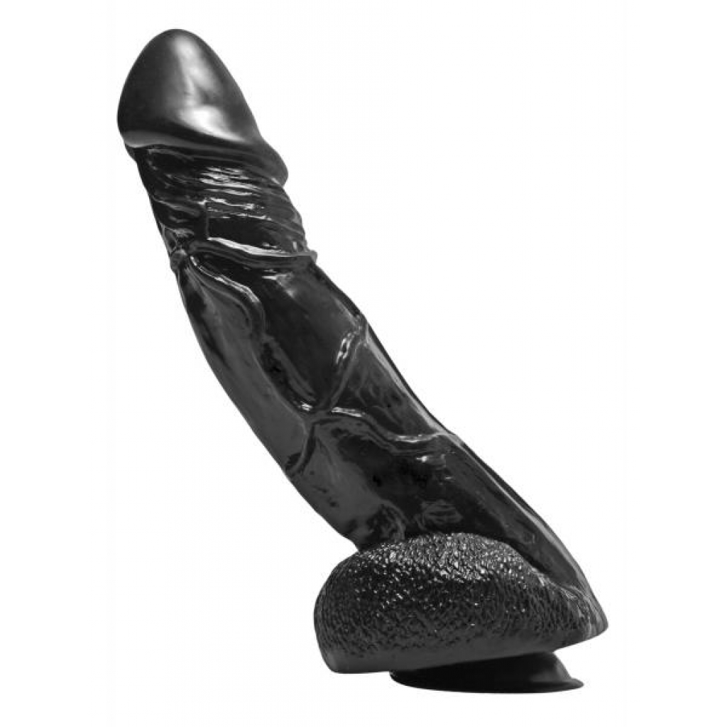 Ultra Veiny Black Mega Cock with Suction Cup Base