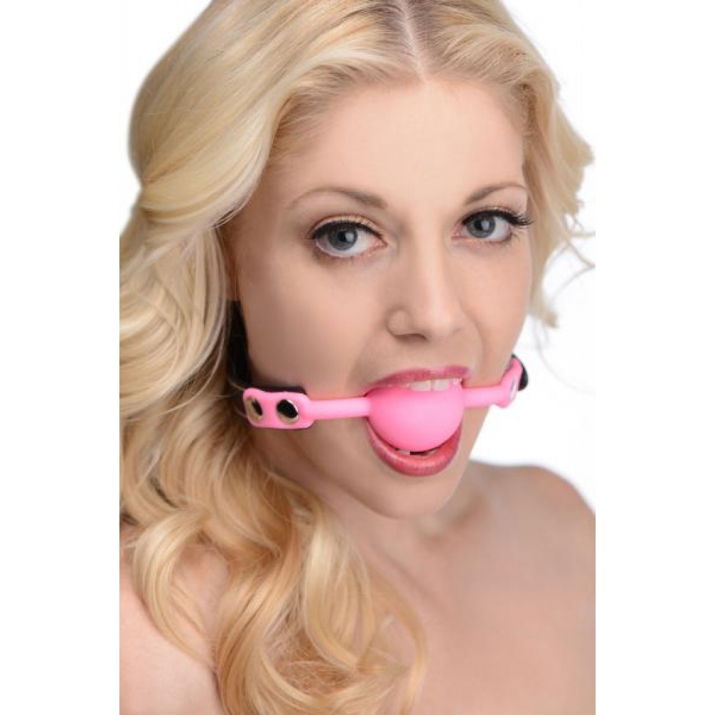 Glow Gag Glow in The Dark Silicone Ball Gag