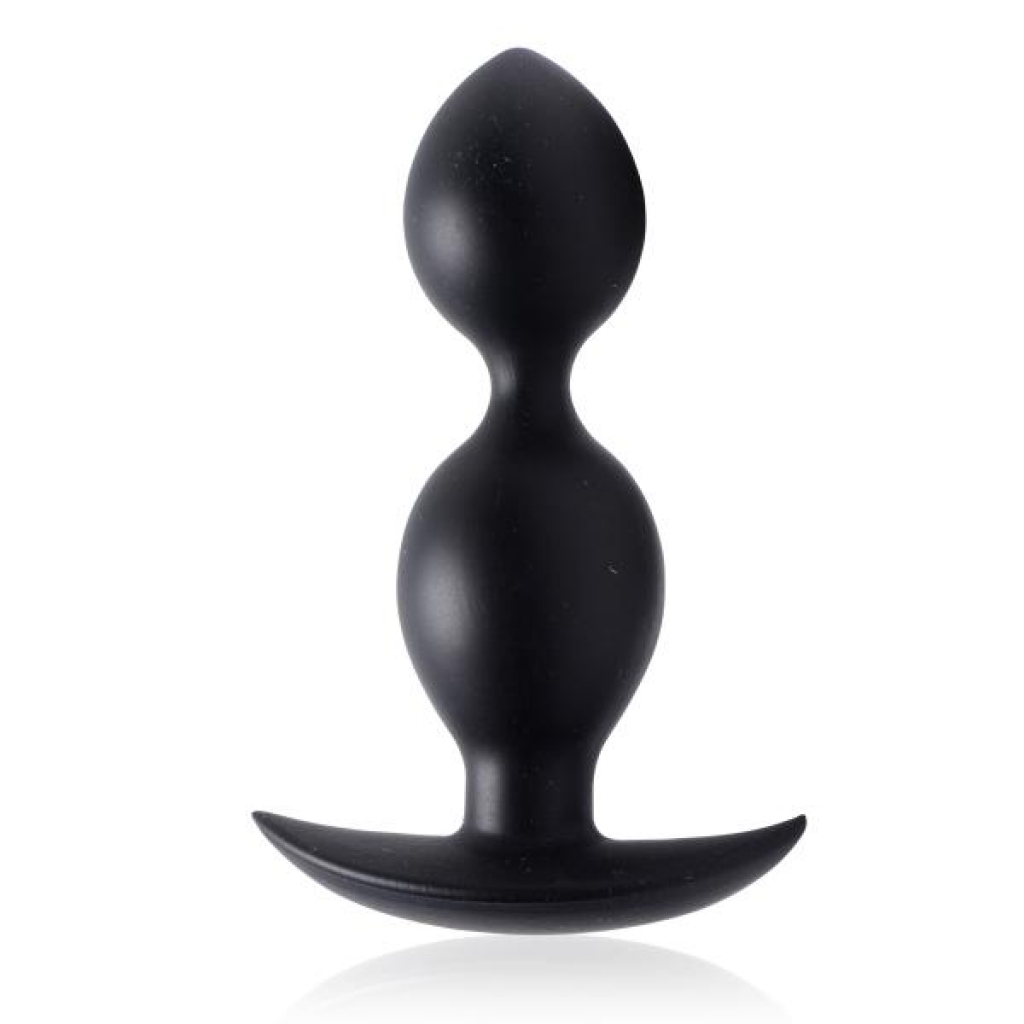 Orbs Steel Weighted Duotone Silicone Anal Plug - Exceptional Stimulation