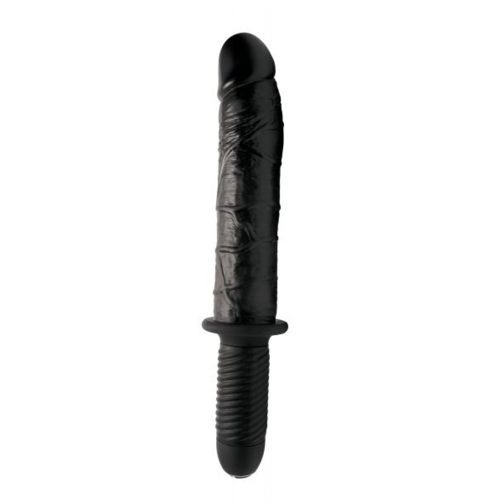 The Violator 13 Mode XL Vibrating Dildo Thruster - Black