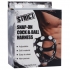 Strict Snap-On Cock and Ball Harness - Black