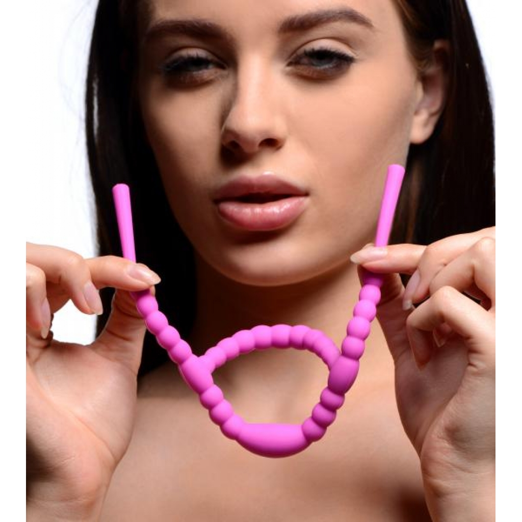 Petal Pusher Silicone Labia Spreader - Pink