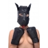 Strict Leather Padded Puppy Mitts Black