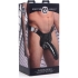 Infiltrator II Hollow Strap-On with Dildo - Black