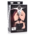 Doppleganger Silicone Double Mouth Gag Black