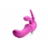 Regal Rider Vibrating Silicone Strapless Strap-On - Triple G Dildo