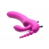 Regal Rider Vibrating Silicone Strapless Strap-On - Triple G Dildo