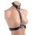 Female Chest Harness - Black Leather BDSM Accessory