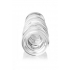 Drops Anal Links Glass Dildo - Clear