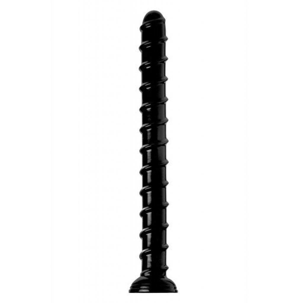 Hosed 18 Inch Thick Swirl Anal Snake Probe