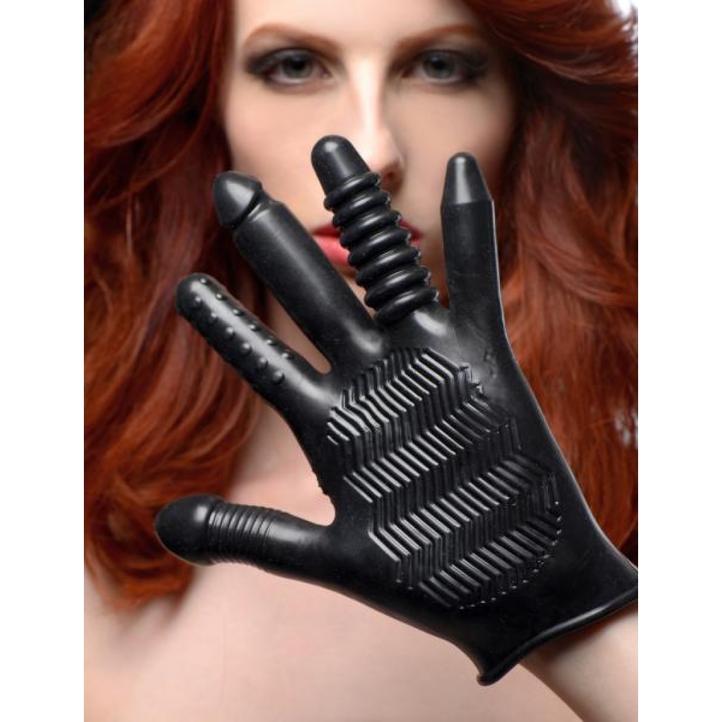 Pleasure Poker Textured Glove for Versatile Sensation