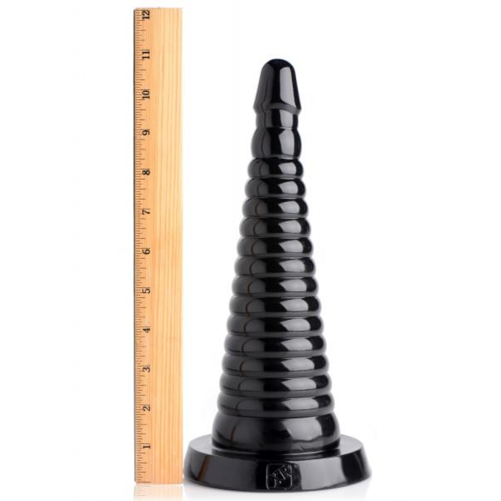 Giant Ribbed Anal Cone for Gradual Stretching