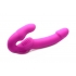 Evoke Super Charged Vibrating Strapless Strap-On - Pink - Revolutionary Pleasure