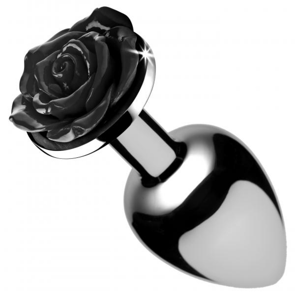 Booty Sparks Black Rose Anal Plug - Medium