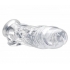 Size Matters Realistic Penis Enhancer + Ball Stretcher - Clear