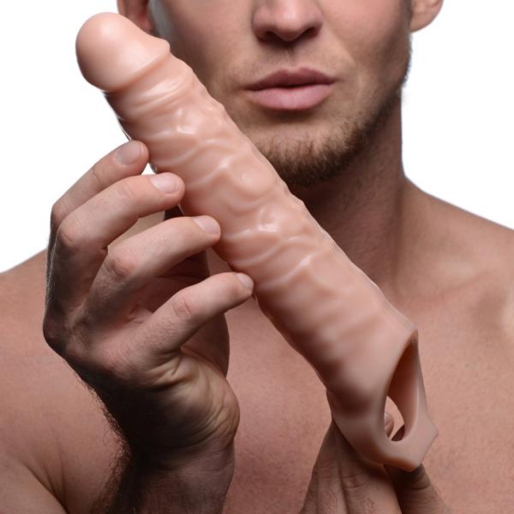 3-Inch Extender Sleeve - Beige Penis Extension