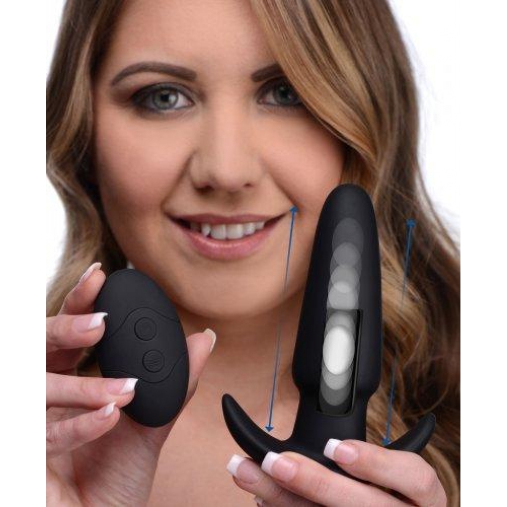 Kinetic Thumping 7X Medium Anal Plug Black Thump It!