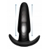 Kinetic Thumping 7X Medium Anal Plug Black Thump It!