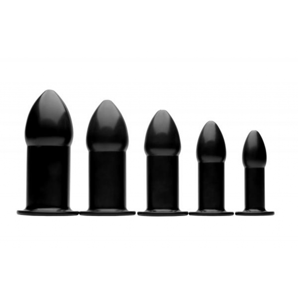 Expansion Trainer Anal Dilator 5 Piece Set - Black