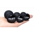 Dirty Words Anal Plug Set - 3 Piece Black